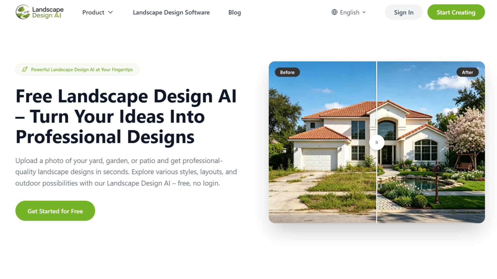 Landscape Design AI screenshot