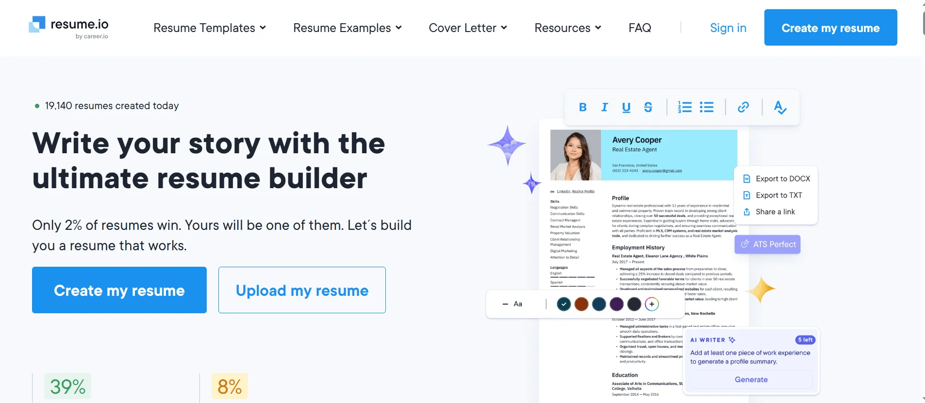 Resume AI Tools 2025: Best Builders & Features - AIListingTool